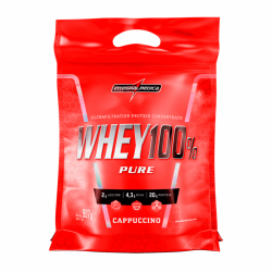 Whey 100% Pure Sabor Cappuccino (907g) Refil - Integralmdica