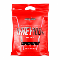 Whey 100% Pure Sabor Cookies (907g) Refil - Integralmdica