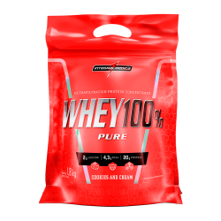 Whey 100% Pure - Refil Sabor Cookies & Cream (1,8Kg) - Integralmdica