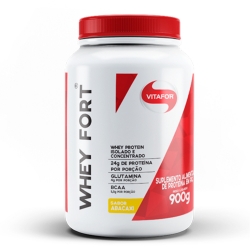 Whey Fort Sabor Abacaxi (900g) - Vitafor