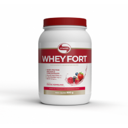 Whey Fort Sabor Frutas Vermelhas (900g) - Vitafor