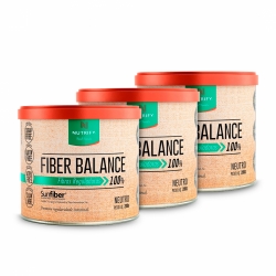 Kit 3 Unidades Fiber Balance Vegan - 200g Neutro - Nutrify