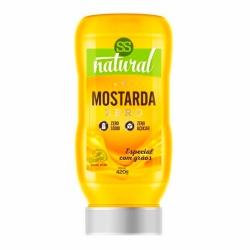 Molho Mostarda com Stevia (380g) - SS Natural