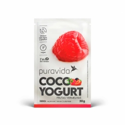 Coco Yogurt Sabor Frutas Vermelhas (1 Sach de 30g) - Pura Vida