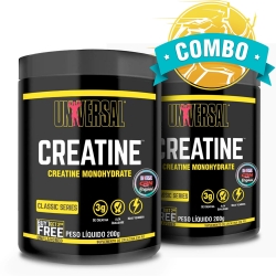 Combo 2 Unidades Creatina Sem Sabor (200g) - Universal Nutrition