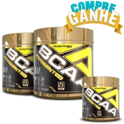 Compre 2 BCAA 8:1:1 Fermentado (200g) - Adaptogen e Ganhe mais 1