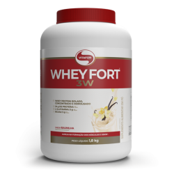 Whey Fort 3W Sabor Baunilha (1,8 Kg) - Vitafor