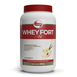 Whey Fort 3W (900g) Sabor Baunilha - Vitafor