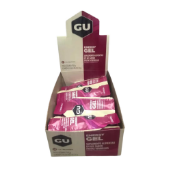 Energy Gel Com Cafena Sabor Frutas Vermelhas (Cx c/ 24unid de 32g) - GU