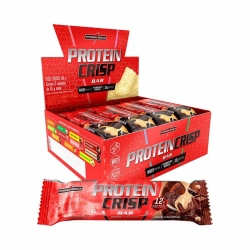 Protein Crisp Bar Sabor Duo Crunch (Caixa c/ 12 Unidades de 45g) - Integralmdica