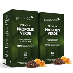 Kit 2un Premium Prpolis (60 Cpsulas Softgel) - Pura Vida