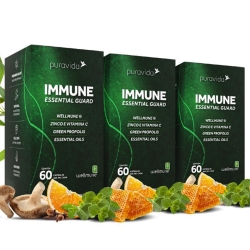 Kit 3 un Immune Guard 600mg (60 Cpsulas) Pura vida