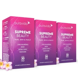 Kit 3 Unidades Supreme Beauty (30caps) - Pura vida