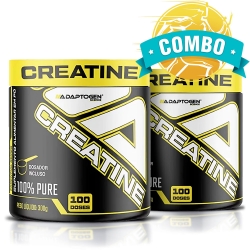 Combo 2unid Creatina Platinum Series 100% Pure (300g) - Adaptogen Science