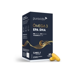 mega 3 Novo EPA DHA (60caps) - Pura Vida