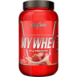 My whey Sabor Shake de Morango (900g)  Integralmdica