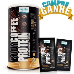 Body Coffee Protein Sabor Vanilla (375g) - Equaliv e Ganhe 2 Amostras