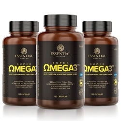 Kit 3unid Super Omega 3 (180 Cpsulas) - Essential