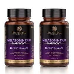 Kit 2unid Melatonin Duo Harmony (120caps) - Essential