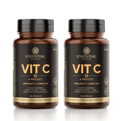 Kit 2unid Vit C 4 Protect (120 Cpsulas) - Essential Nutrition