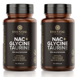 Kit 2Unid Nac + Glycine Taurine (90 caps) - Essential