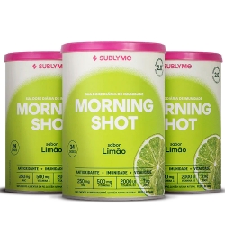 Kit 3uni Morning Shot Sabor Limo (144g) - Sublyme