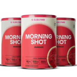 Kit 3uni Morning Shot Sabor Melancia (144g) - Sublyme