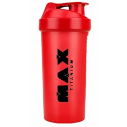 Coqueteleira Max Cor Vernelho (700ml) - Max Titanium