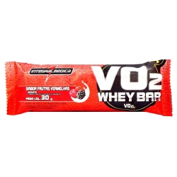 VO2 Whey Bar Sabor Frutas Vermelhas c/ Chocolate (1 Unidade de 30g) - Integralmdica