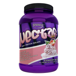 Nectar Whey Protein Isolado Sabor Mousse de Morango (907g) - Syntrax