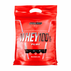 Whey 100% Pure Sabor Baunilha (907g) Refil - Integralmdica