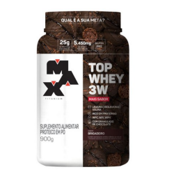 Top Whey 3W Mais Sabor (900g) - Max Titanium