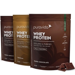 Kit 3 un Whey Protein Isolado (450g) - Pura vida