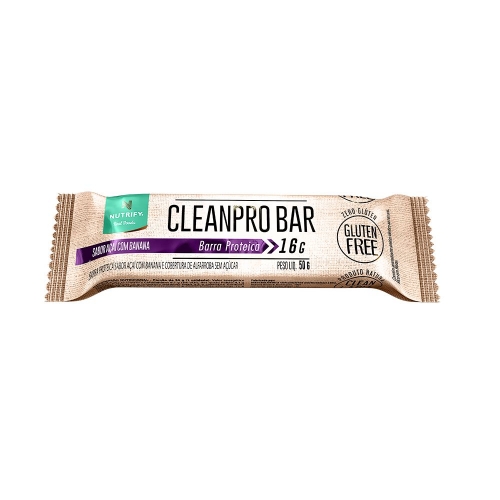 Cleanpro Bar Sabor Maça com Chia (1 Unidade de 50g) - Nutrify