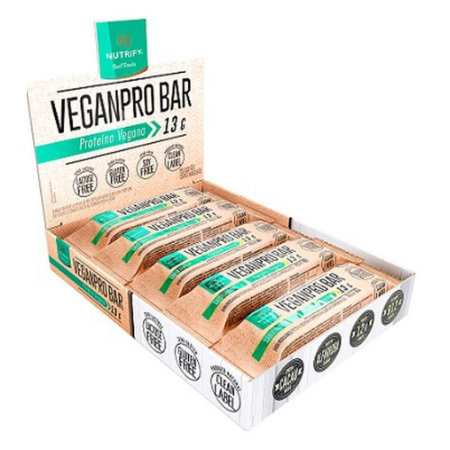 Veganpro Bar Sabor Coffe (Caixa 10 Unidades de 40g) - Nutrify