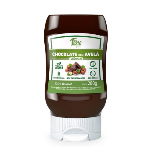 Cobertura de Chocolate c/ Avelã Green (280g) - Mrs. Taste