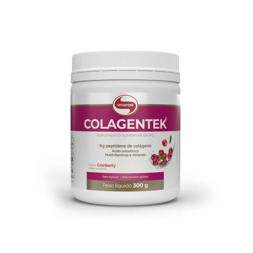 Colagentek Sabor Cranberry (300g) - Vitafor