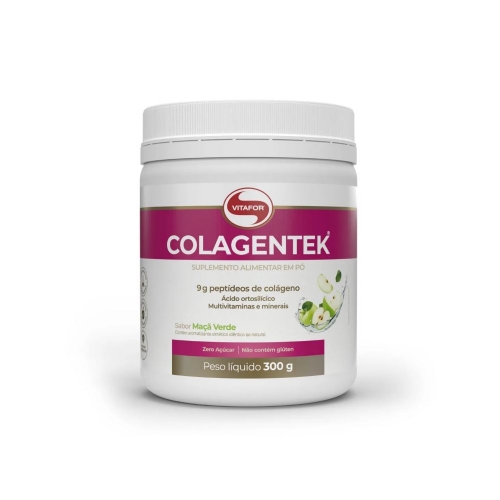 Colagentek Sabor Maçã Verde (300g) - Vitafor