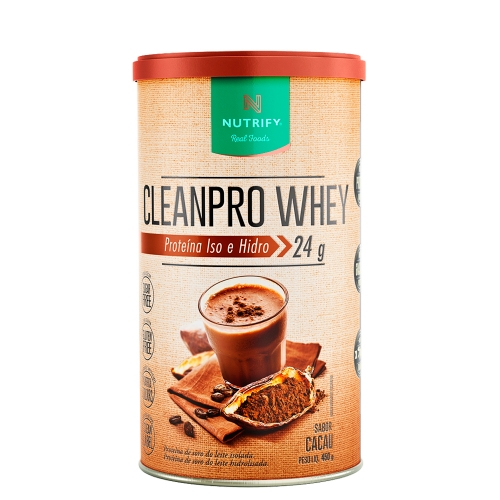 Cleanpro Whey (450g) Cacau - Nutrify