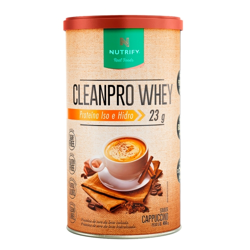 Cleanpro Whey (450g) Cappuccino - Nutrify