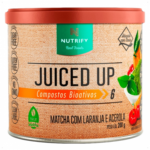 Juiced Up Sabor Matcha com Laranja e Acerola (200G) - Nutrify