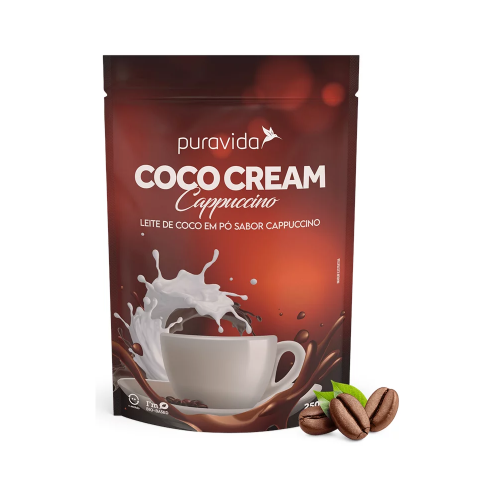 Coco Cream Sabor Cappuccino (250g) - Pura Vida