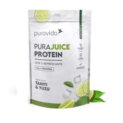 Pura Juice Protein Sabor Limão Tahiti & Yuzu (300g) - Pura Vida