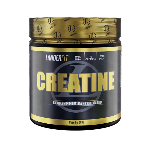 Creatina Monohidratada Micronizada Pura (300g) - LanderFit