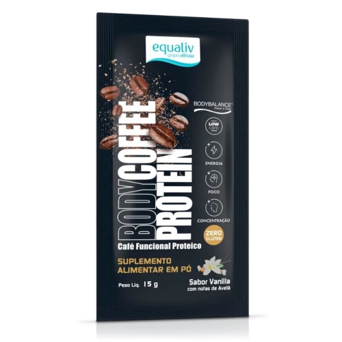 Body Coffee Protein Sabor Vanilla (Sachê 15g) - Equaliv