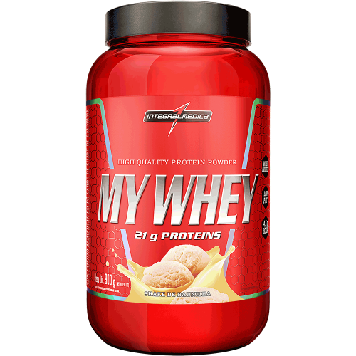 My whey Sabor Shake de Baunilha (900g)  Integralmédica