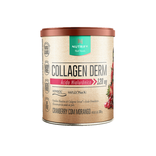 Collagen Derm Sabor Cranberry com Morango (330g) - Nutrify