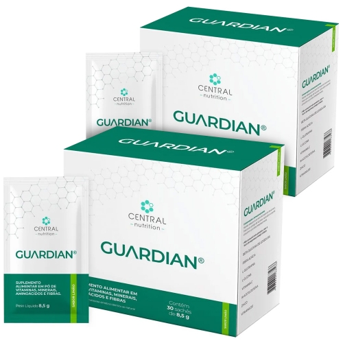 Kit 2unid Guardian Sabor Limão (30 Sachês de 8g) - Central Nutrition