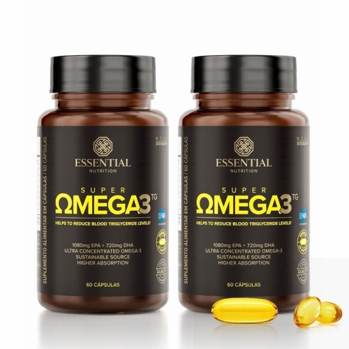 Kit 2unid Super Omega 3 (60 Cpsulas) - Essential