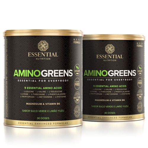 Kit 2unid Amino Greens (240g) - Essential Nutrition